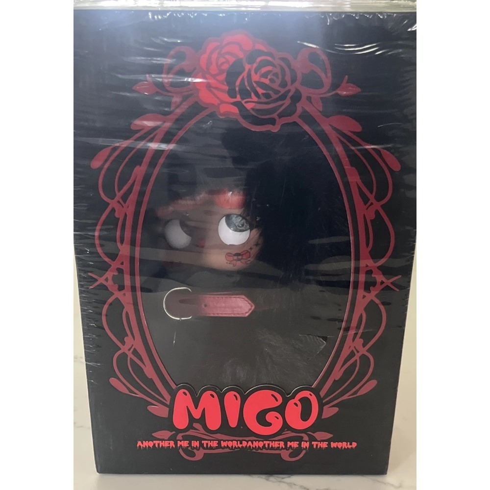 MIGO 400% Twin Plush Doll‎ Black Bunny Nightlight Cureplaneta Baby Three NIB Toy